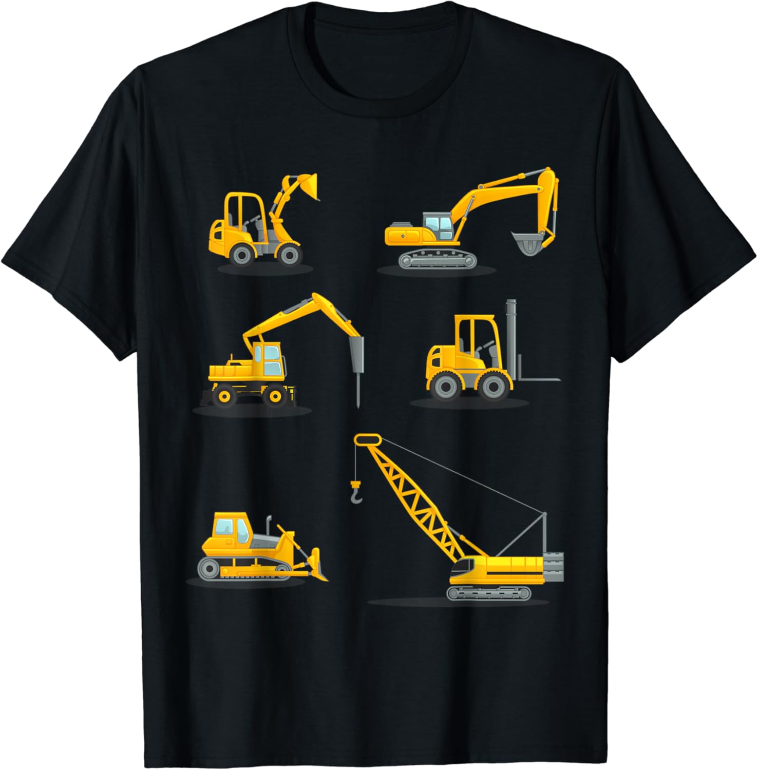 Boys Construction Tshirt. Boys Construction Shirts For Boys TShirt